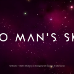 Ecran titre du jeu No Man's Sky